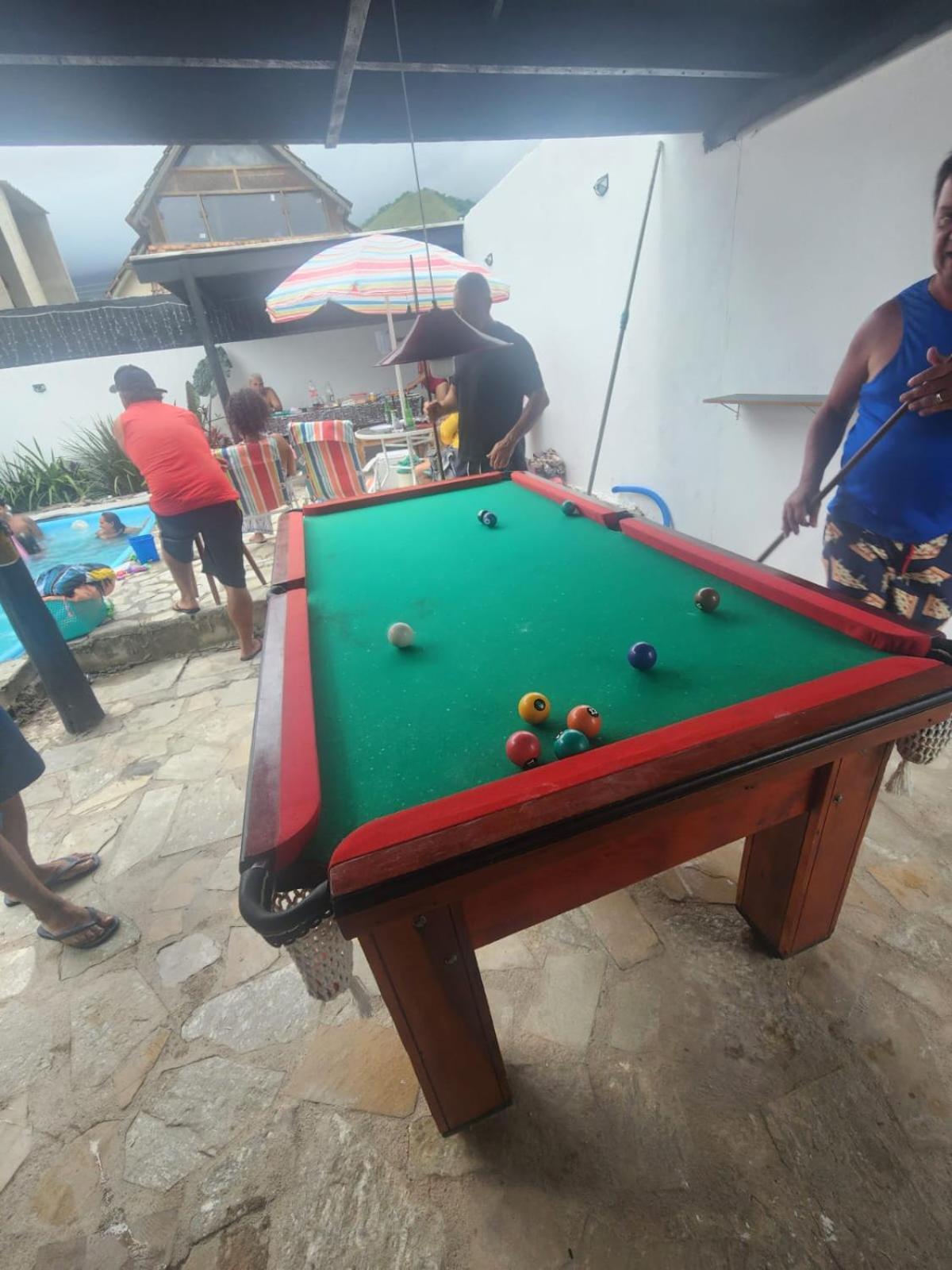 Praia Piscina Bilhar Churrasqueira Villa Sao Sebastiao  Eksteriør bilde